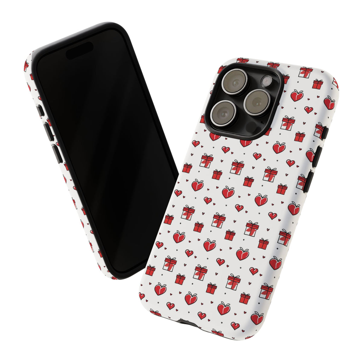 Heart Pattern Phone Case – Stylish & Loving Design for Your Device 234