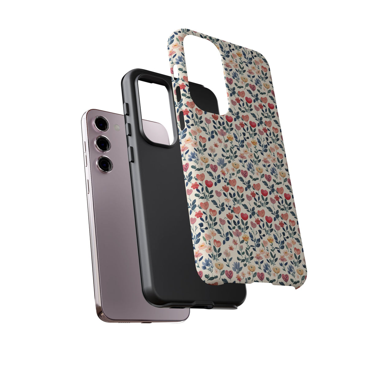 Heart Pattern Phone Case – Stylish & Loving Design for Your Device 261