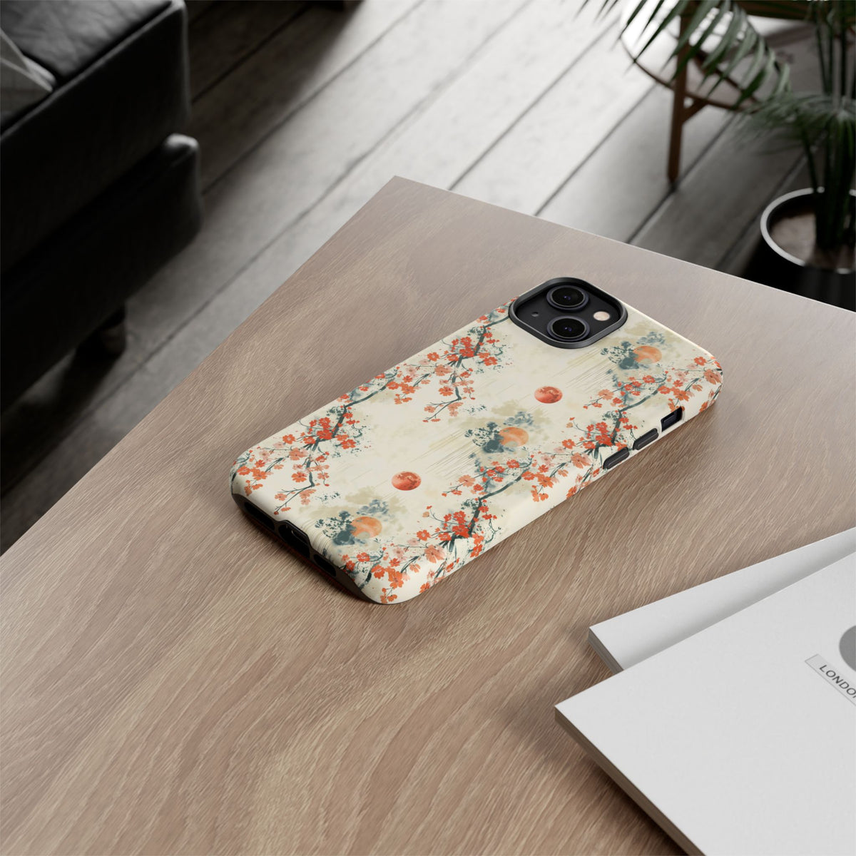 Japanese Pattern Phone Case – Elegant & Timeless Design for Your Phone 075