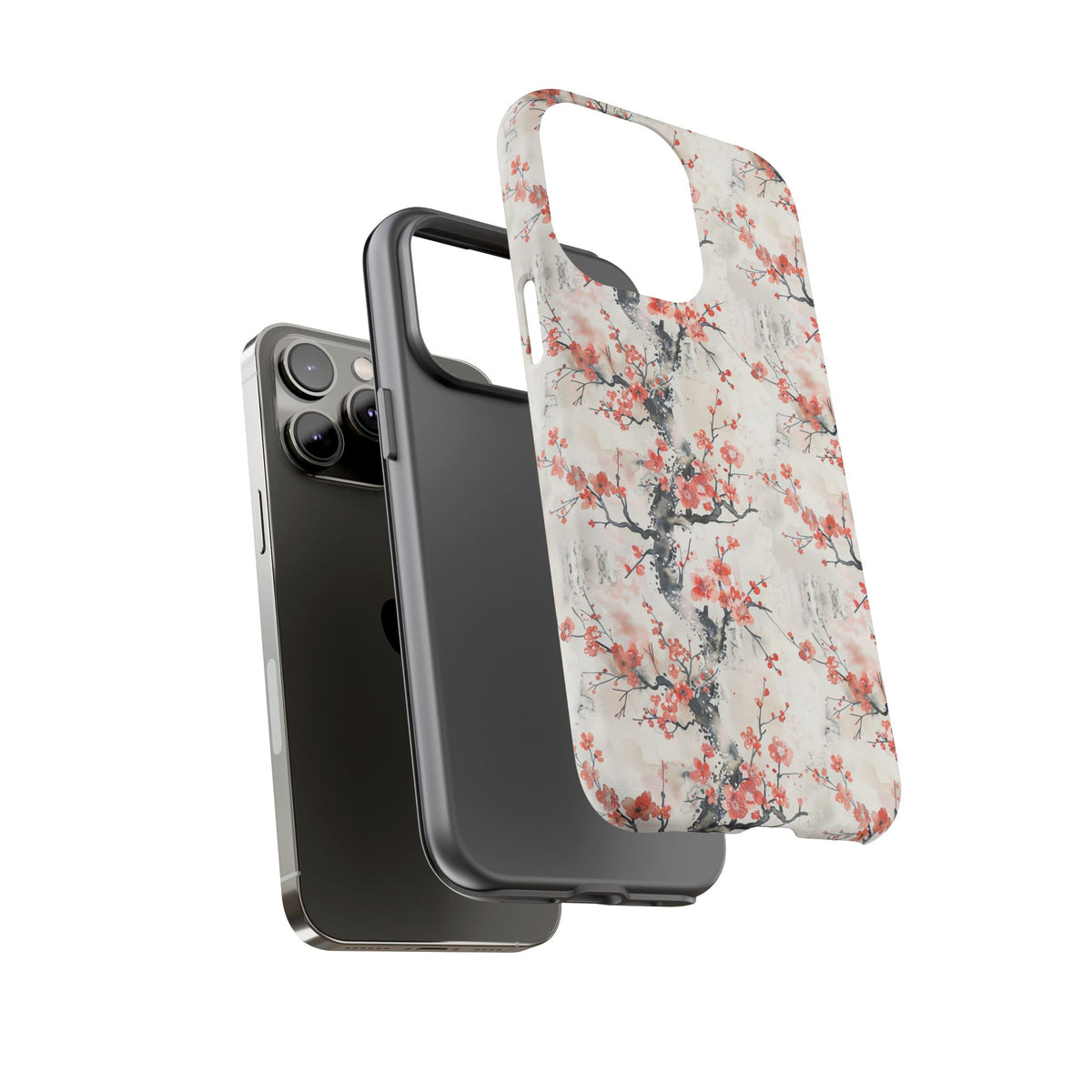 Japanese Pattern Phone Case – Elegant & Timeless Design for Your Phone 034