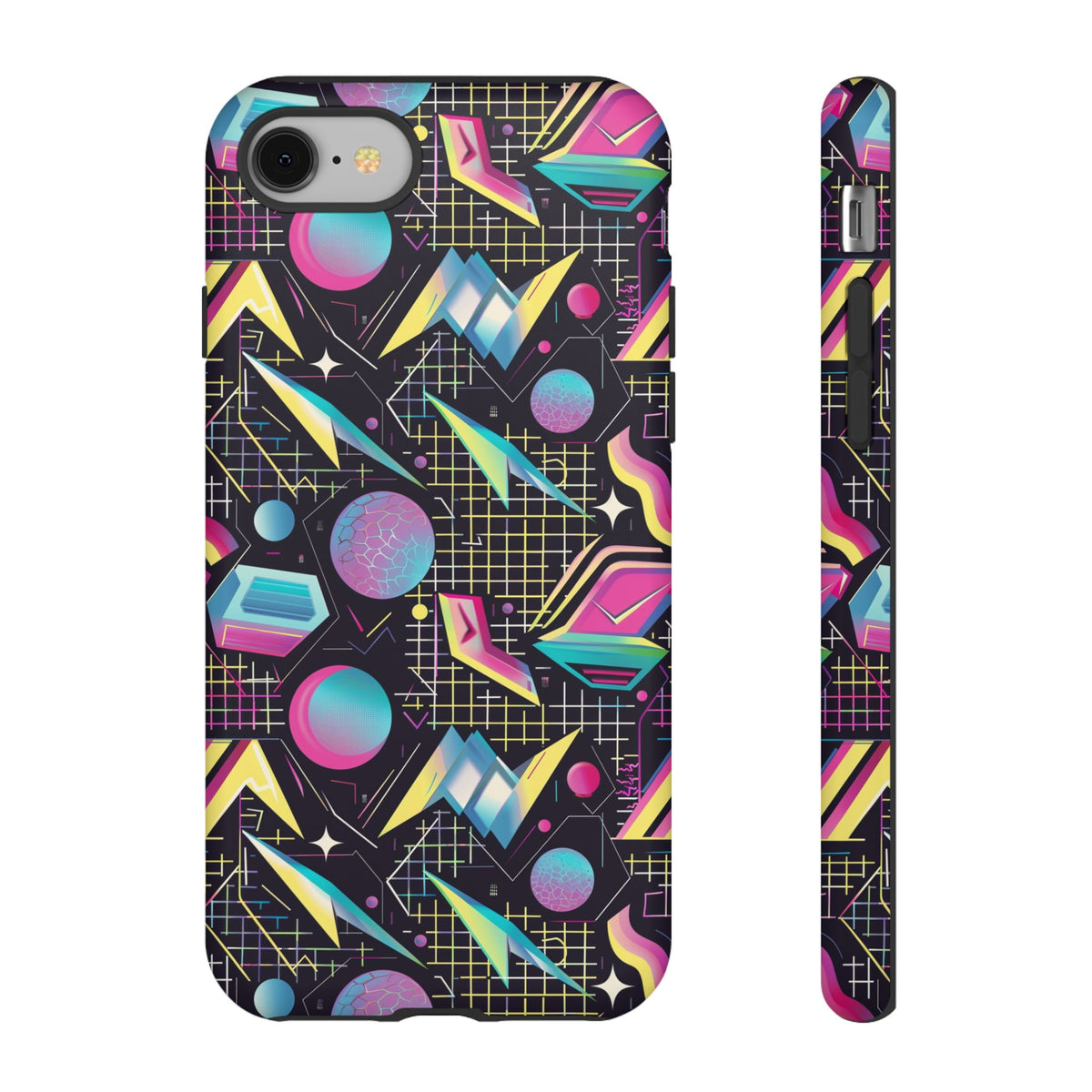 Retro 80s Seamless Phone Case – Vintage Style Meets Modern Protection 086