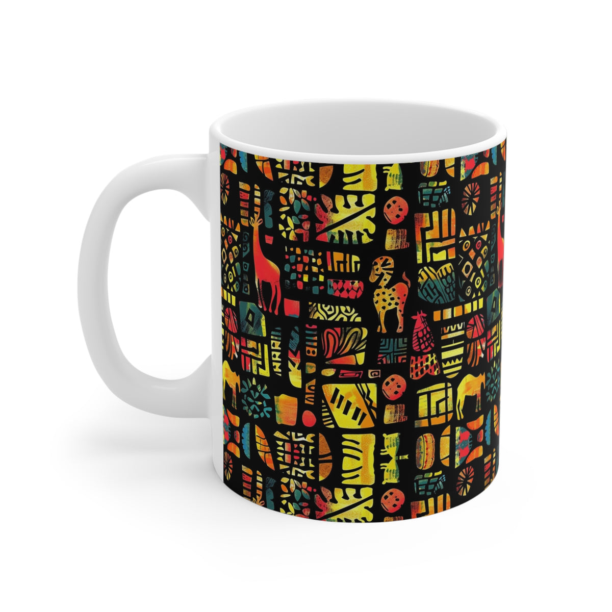 All-Over African Pattern Coffee Mug 350