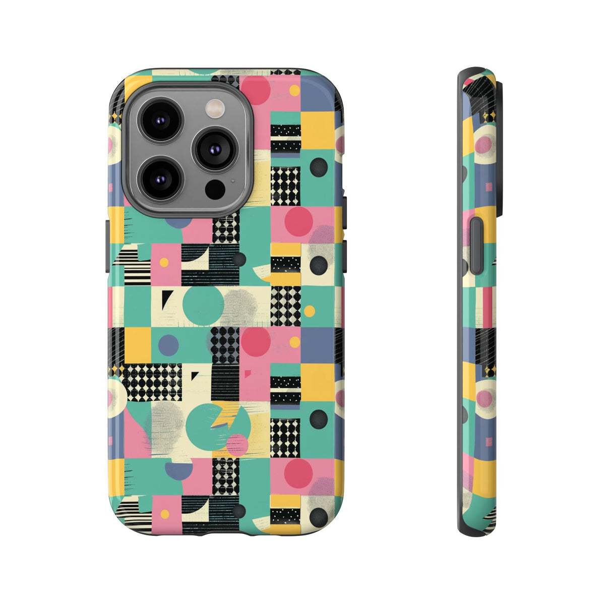 Retro 80s Seamless Phone Case – Vintage Style Meets Modern Protection 289