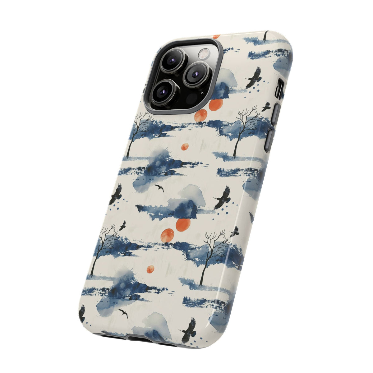 Japanese Pattern Phone Case – Elegant & Timeless Design for Your Phone 030