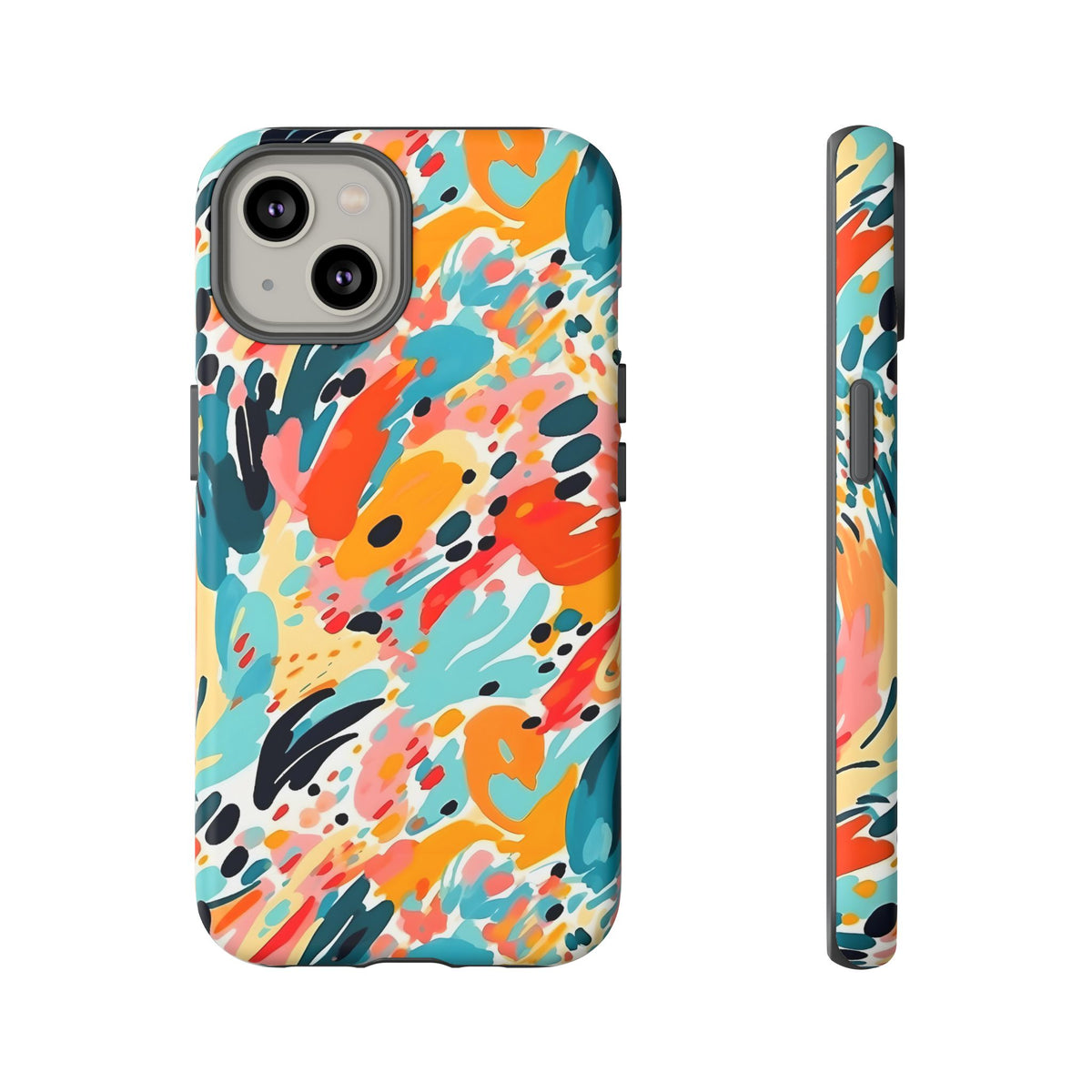 Abstract Painting Design Phone Case – Modern Art-Inspired Phone Cover 7