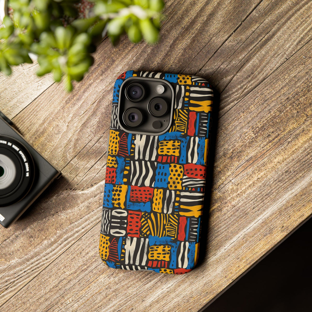 Stylish African Pattern Phone Case – Unique and Vibrant Protection 179