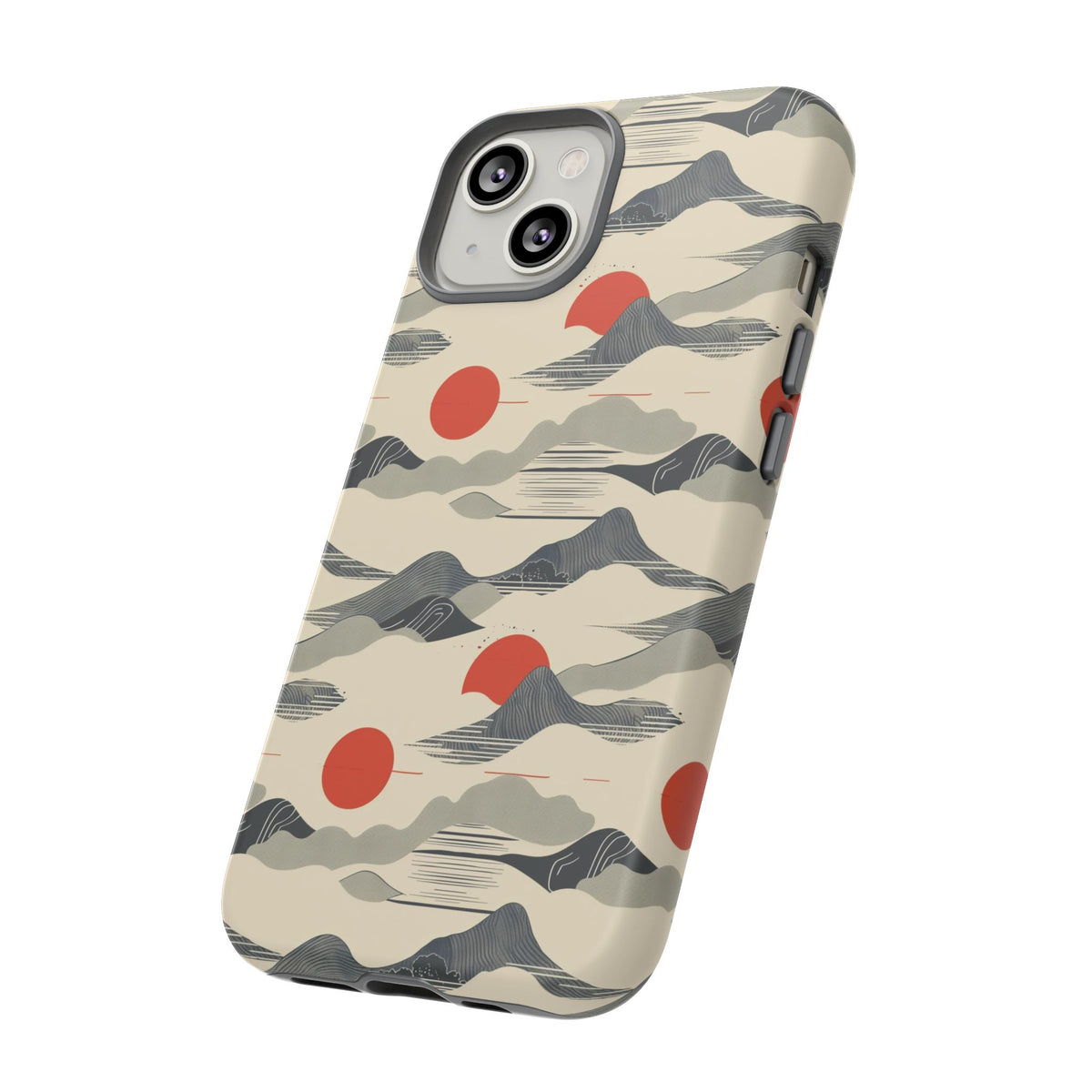 Japanese Pattern Phone Case – Elegant & Timeless Design for Your Phone 048