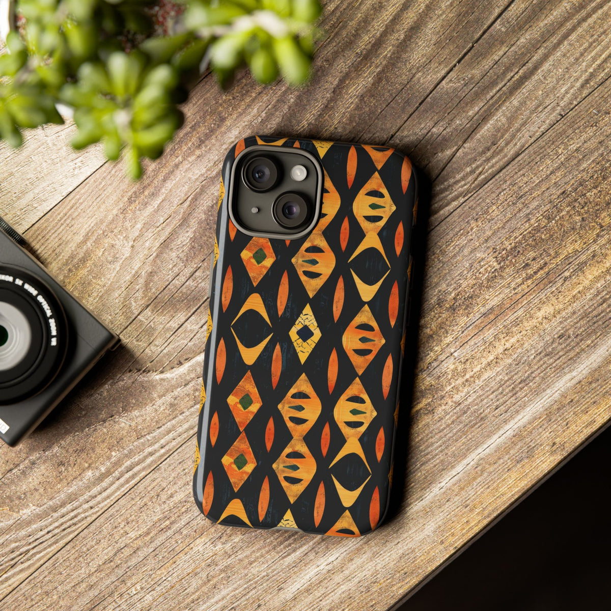 Stylish African Pattern Phone Case – Unique and Vibrant Protection 154