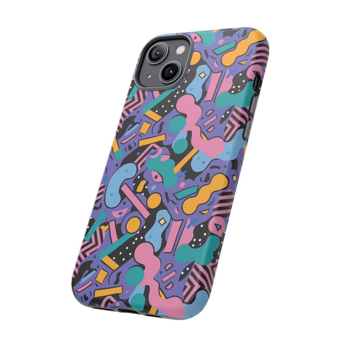 90s Themed Seamless Pattern Phone Case – Embrace Retro Style and Protection 234