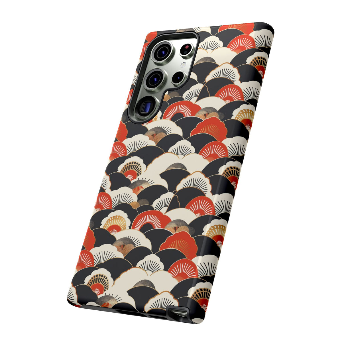 Japanese Pattern Phone Case – Elegant & Timeless Design for Your Phone 080