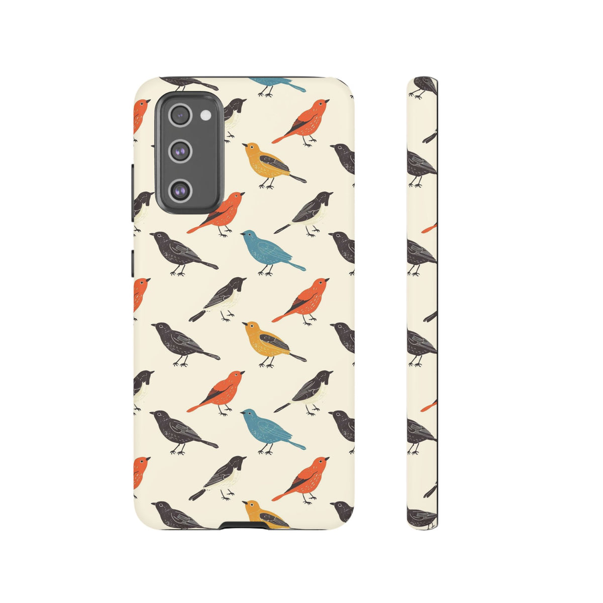 Birds Seamless Pattern Phone Case – Elegant and Timeless Avian Design 5