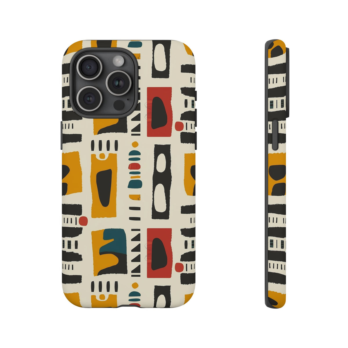 Stylish African Pattern Phone Case – Unique and Vibrant Protection 260