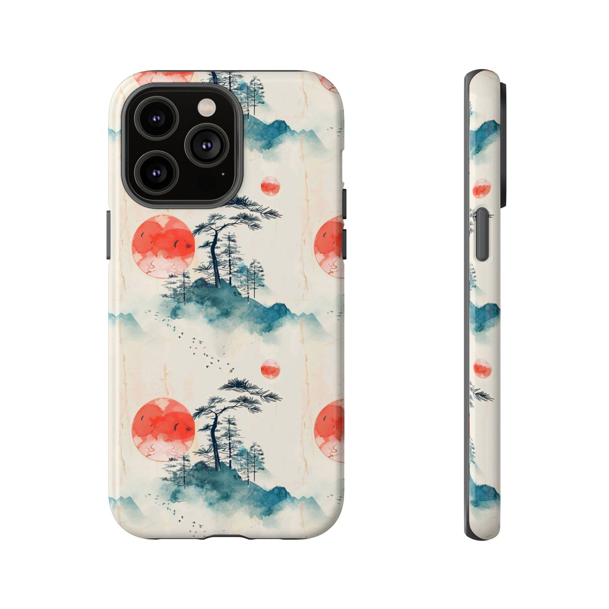 Japanese Pattern Phone Case – Elegant & Timeless Design for Your Phone 055