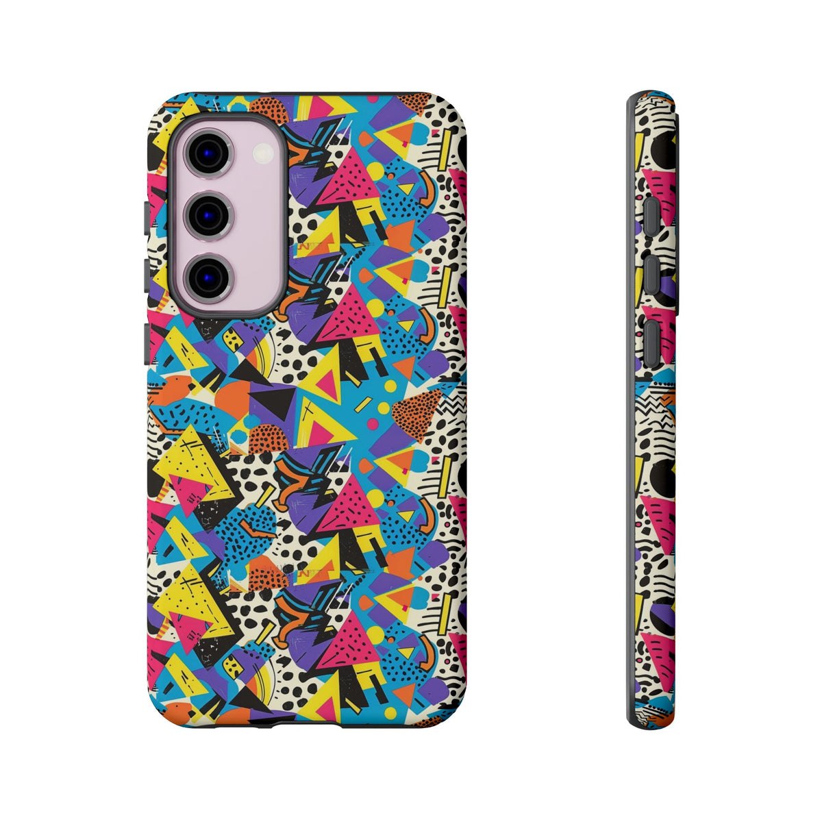 90s Themed Seamless Pattern Phone Case – Embrace Retro Style and Protection 231