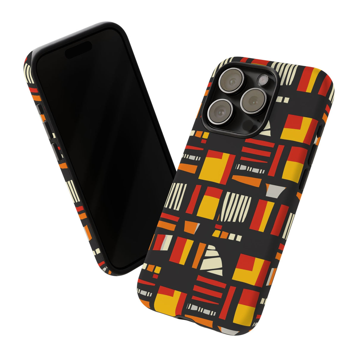 Stylish African Pattern Phone Case – Unique and Vibrant Protection 099