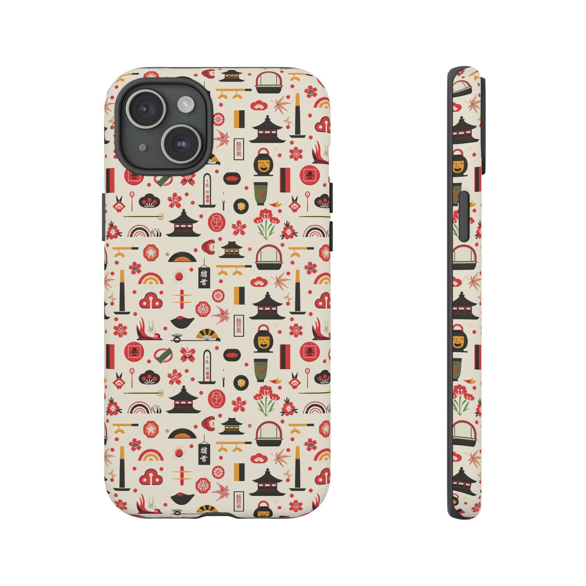 Japanese Pattern Phone Case – Elegant & Timeless Design for Your Phone 100