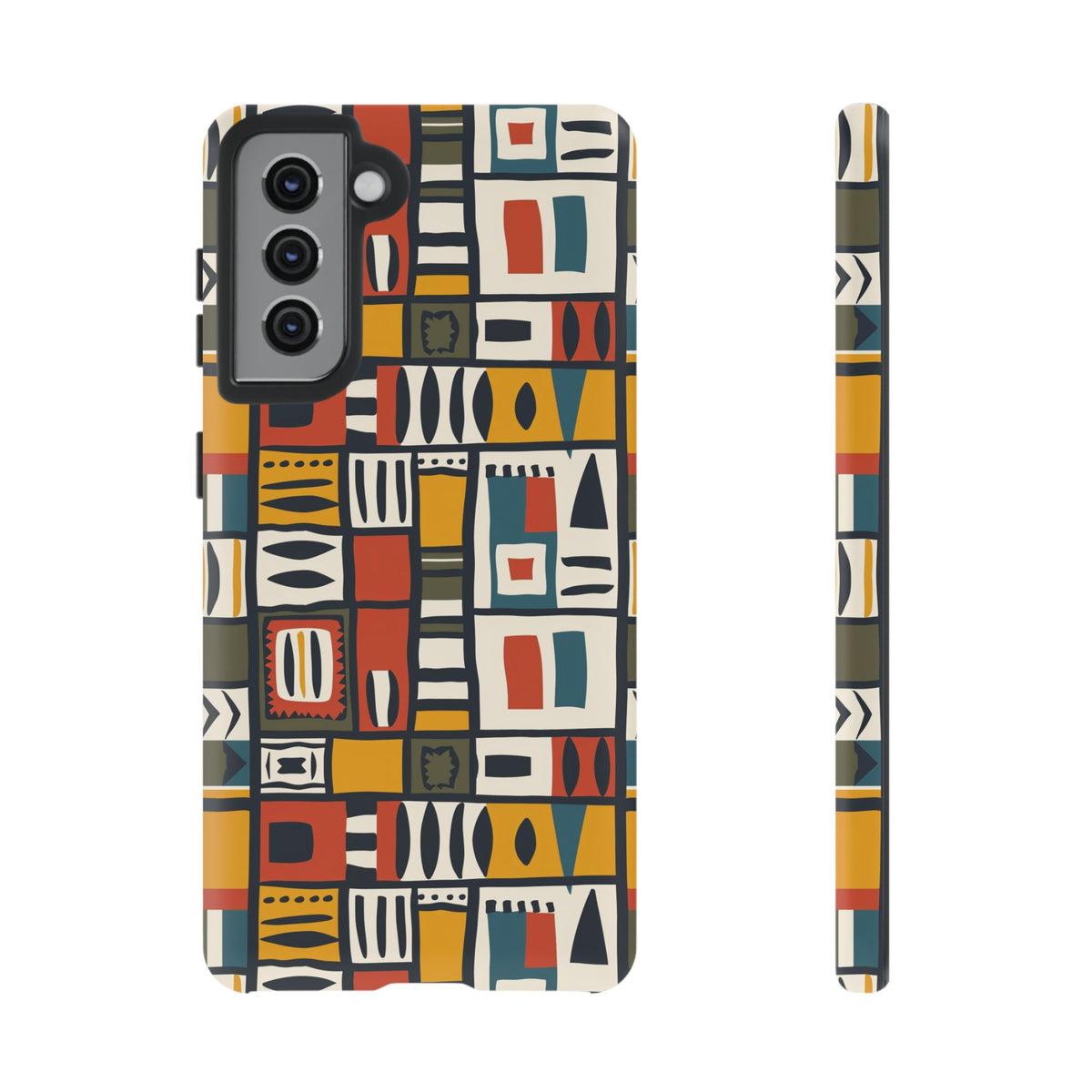 Stylish African Pattern Phone Case – Unique and Vibrant Protection 013