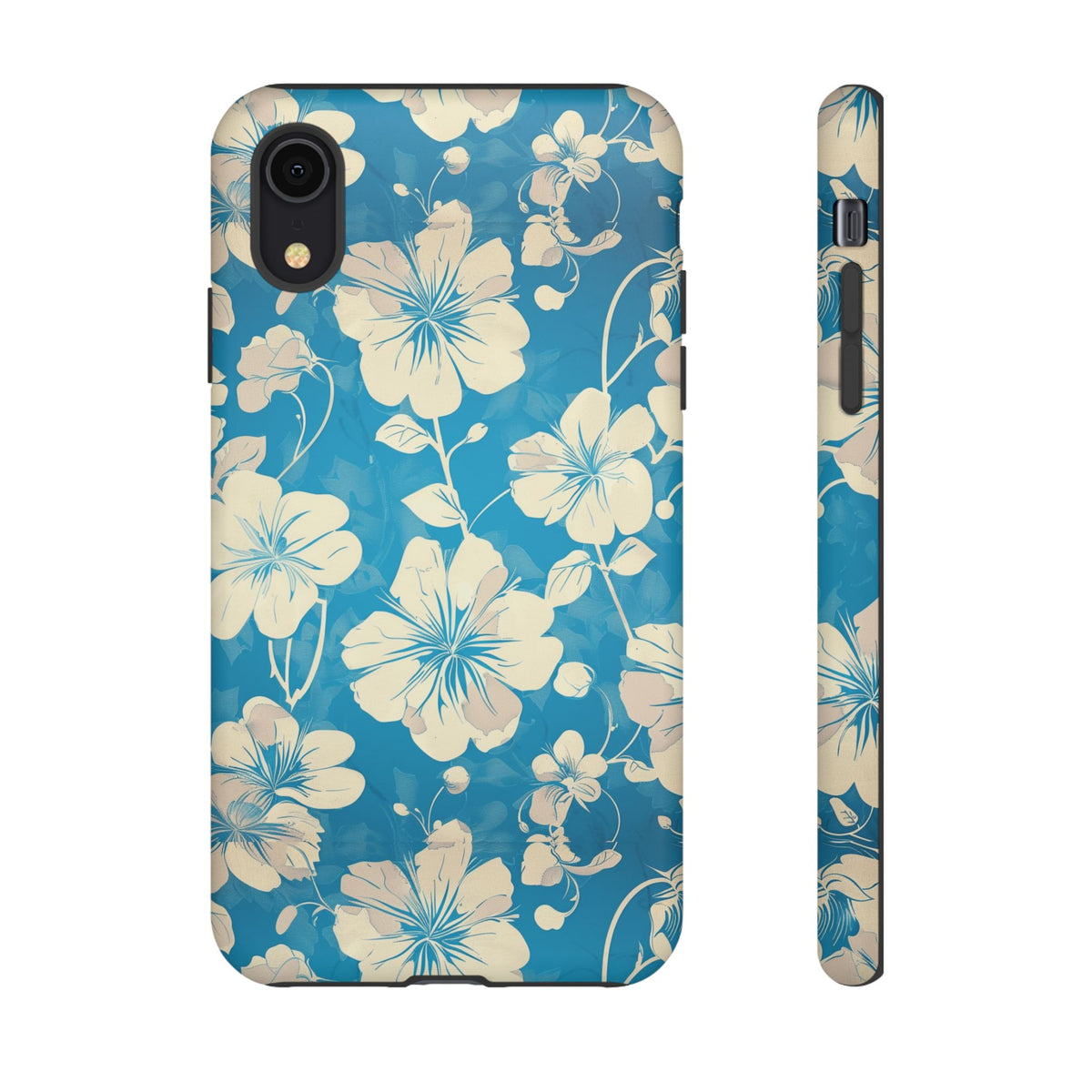 Blue Floral Seamless Pattern Phone Case