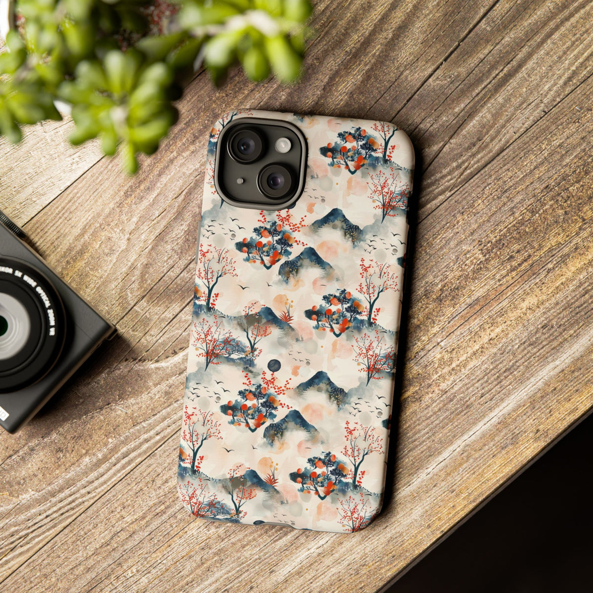 Japanese Pattern Phone Case – Elegant & Timeless Design for Your Phone 501