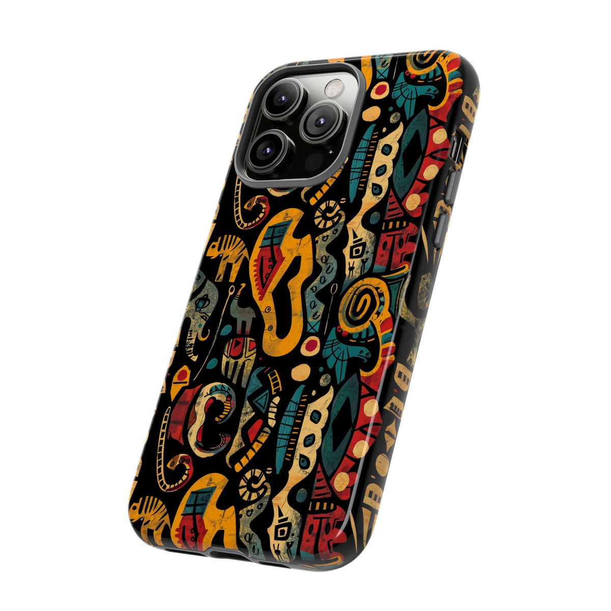 Stylish African Pattern Phone Case – Unique and Vibrant Protection 153