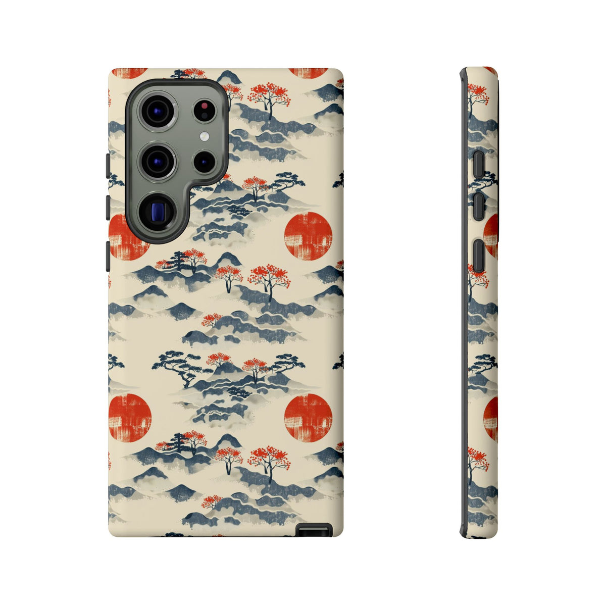 Japanese Pattern Phone Case – Elegant & Timeless Design for Your Phone 085