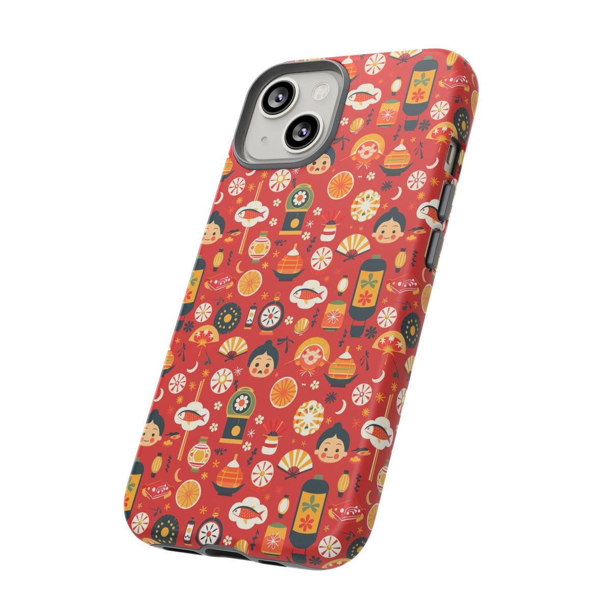 Japanese Pattern Phone Case – Elegant & Timeless Design for Your Phone 087