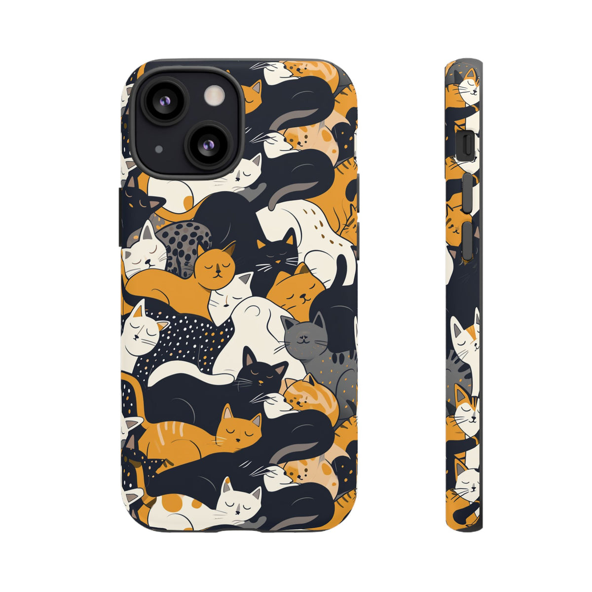 Seamless Cat Pattern Design Phone Case – Playful and Stylish Cat-Themed Phone Cover 2