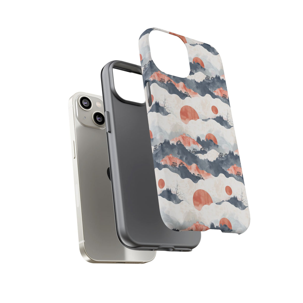 Japanese Pattern Phone Case – Elegant & Timeless Design for Your Phone 139