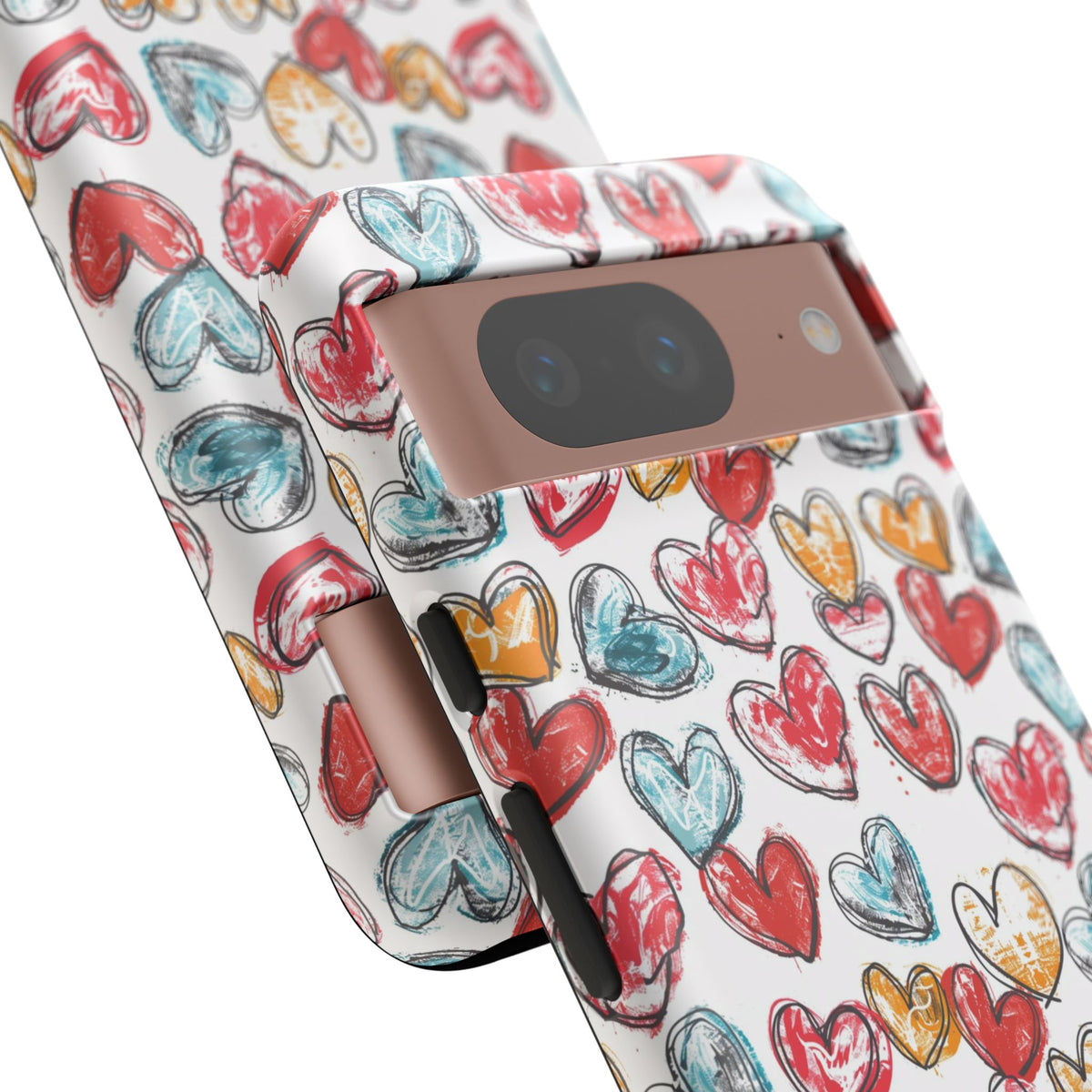 Heart Pattern Phone Case – Stylish & Loving Design for Your Device 235