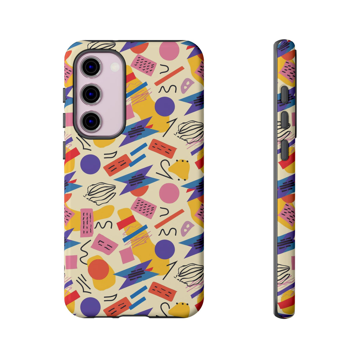 90s Themed Seamless Pattern Phone Case – Embrace Retro Style and Protection 270