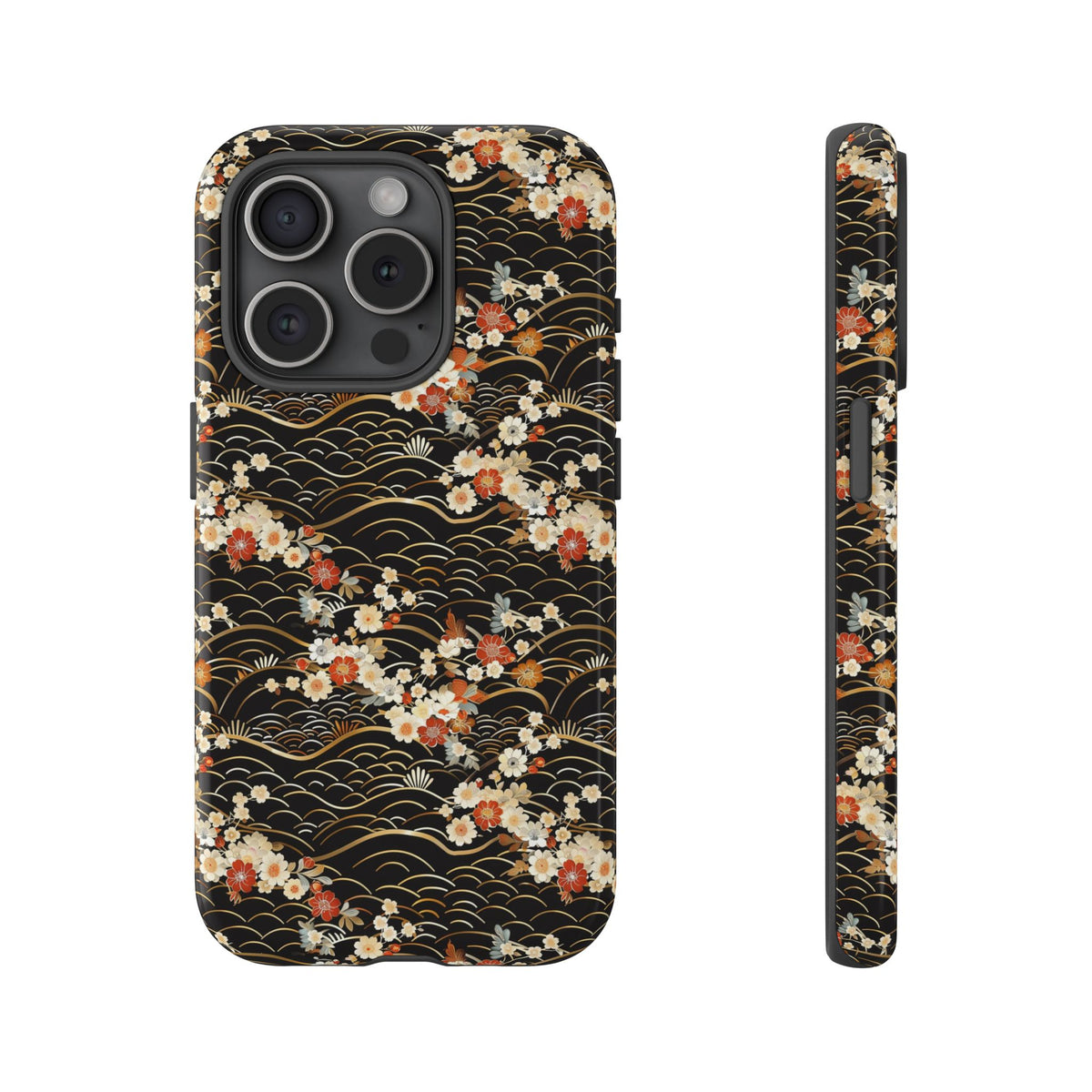 Japanese Pattern Phone Case – Elegant & Timeless Design for Your Phone 097