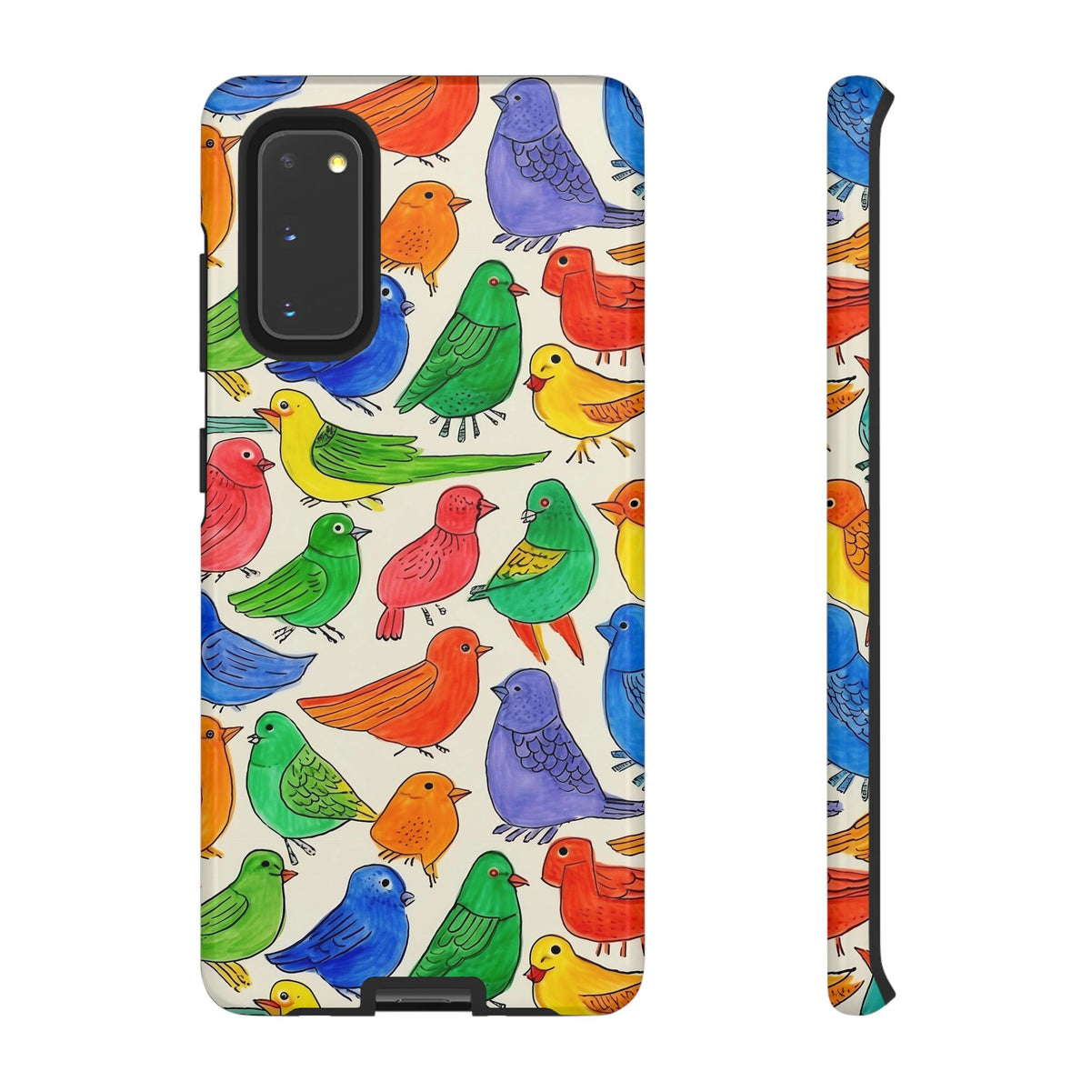 Birds Seamless Pattern Phone Case – Elegant and Timeless Avian Design 2