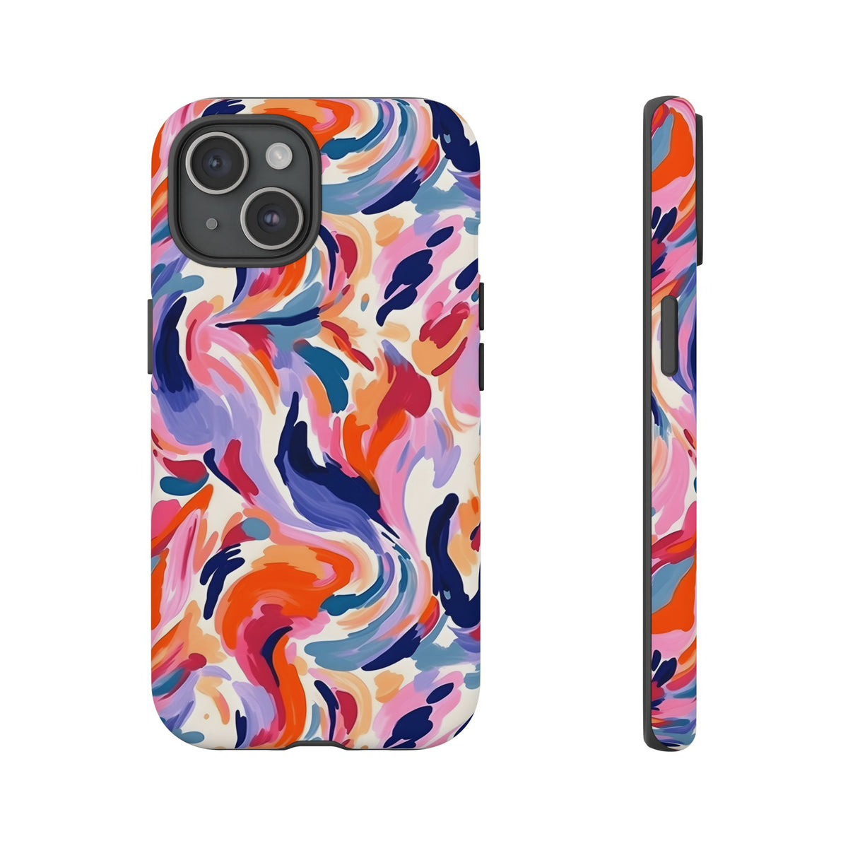 Abstract Painting Design Phone Case – Modern Art-Inspired Phone Cover 3