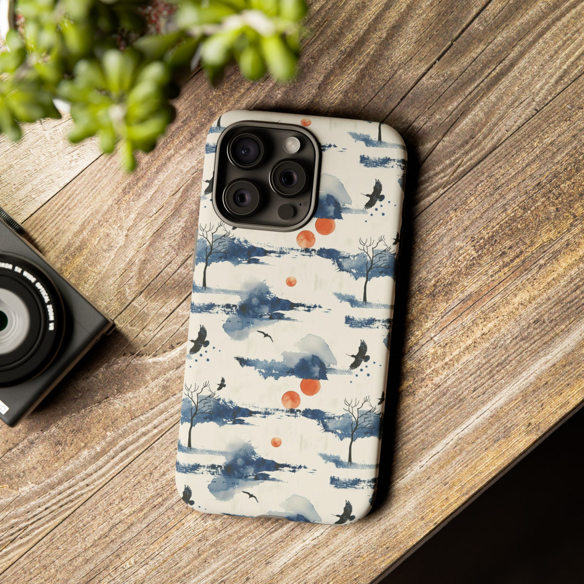 Japanese Pattern Phone Case – Elegant & Timeless Design for Your Phone 030