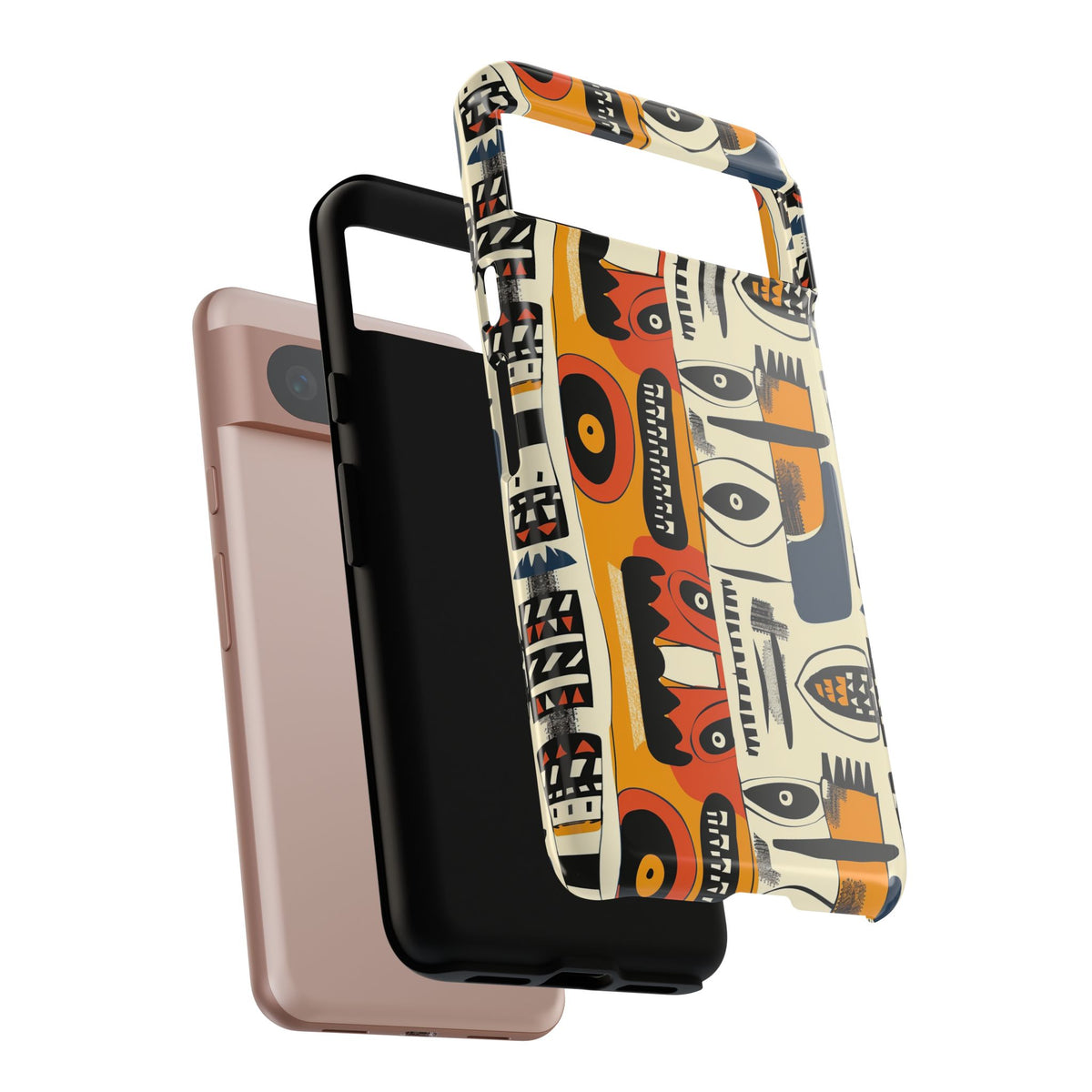 Stylish African Pattern Phone Case – Unique and Vibrant Protection 204