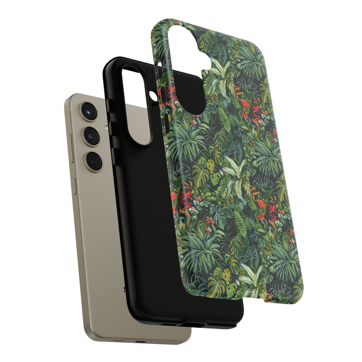 Jungle Pattern Phone Case – Exotic & Lush Design for Your Phone 323