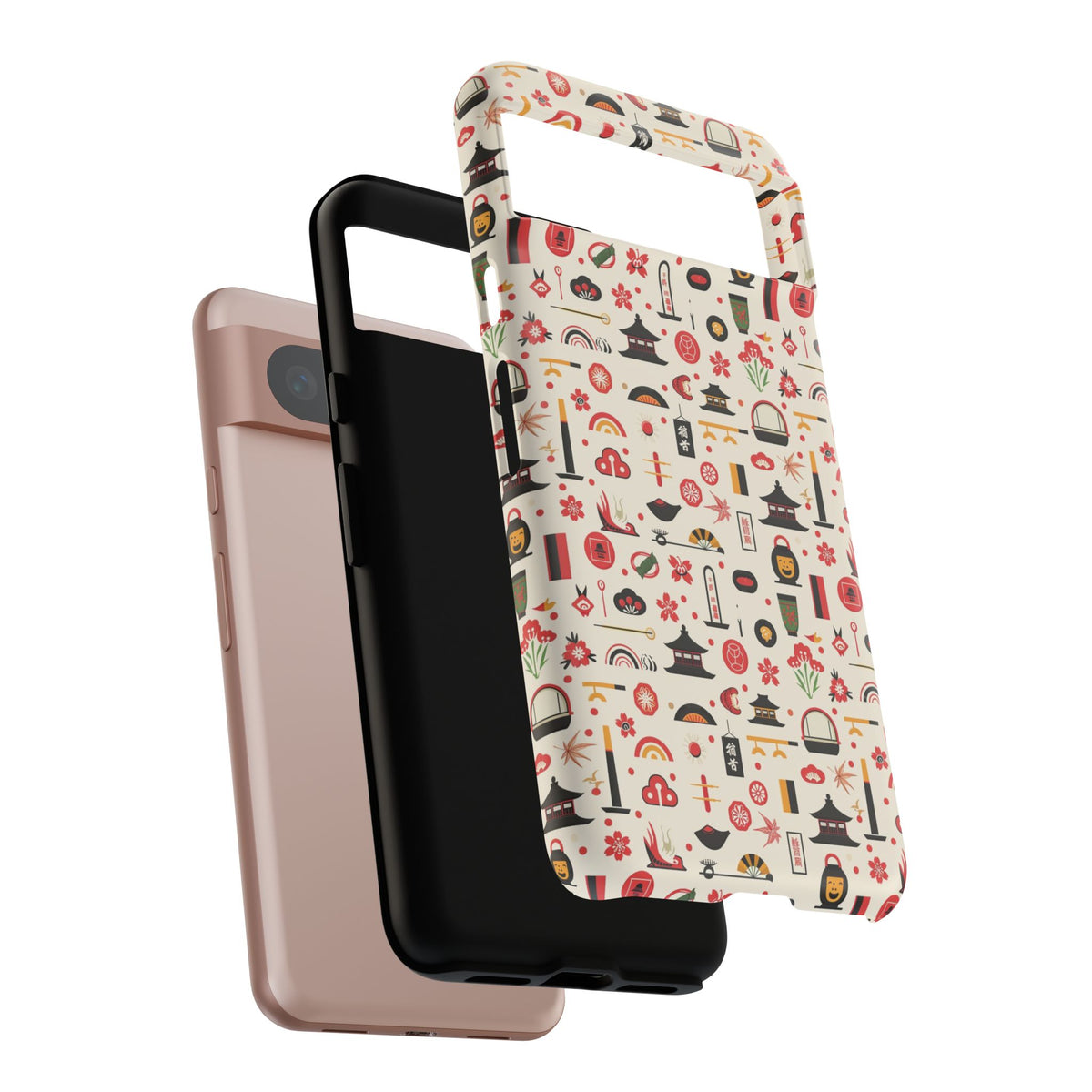 Japanese Pattern Phone Case – Elegant & Timeless Design for Your Phone 100