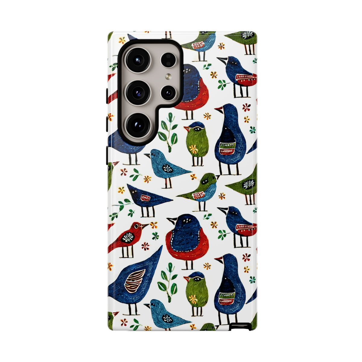 Birds Seamless Pattern Phone Case – Elegant and Timeless Avian Design 12