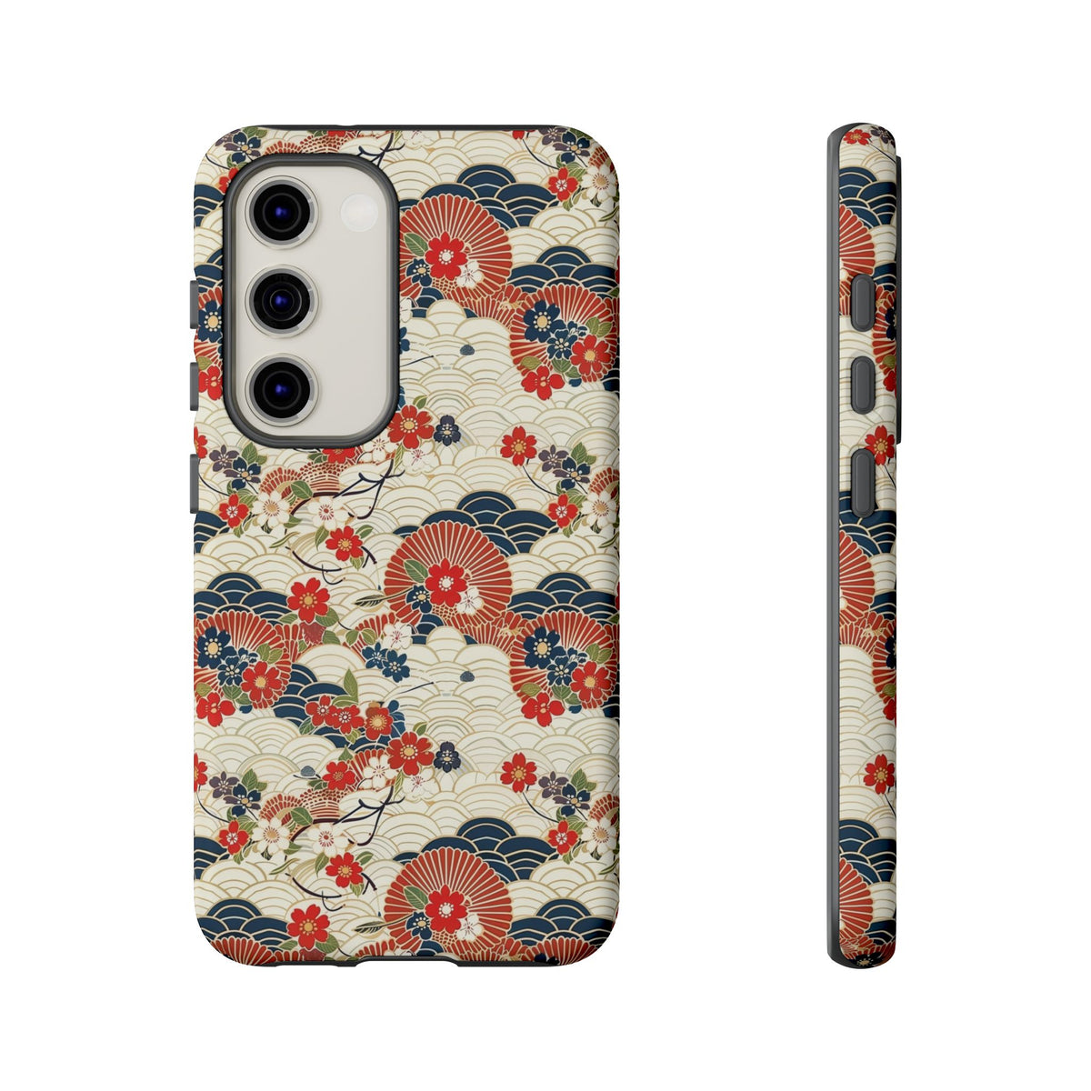 Japanese Pattern Phone Case – Elegant & Timeless Design for Your Phone 124