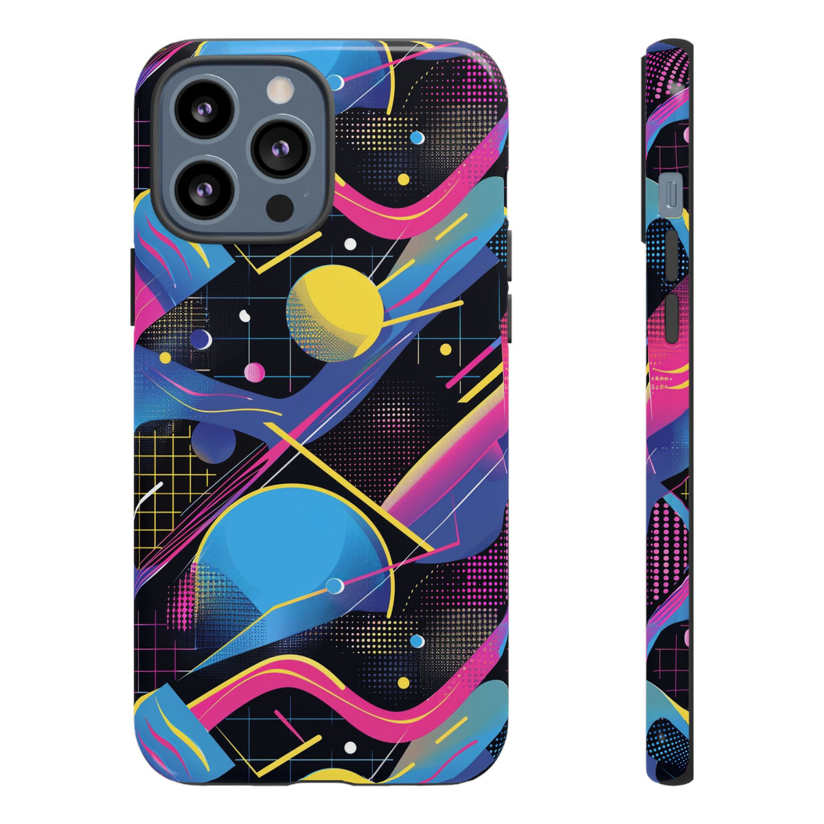 Retro 80s Seamless Phone Case – Vintage Style Meets Modern Protection 14