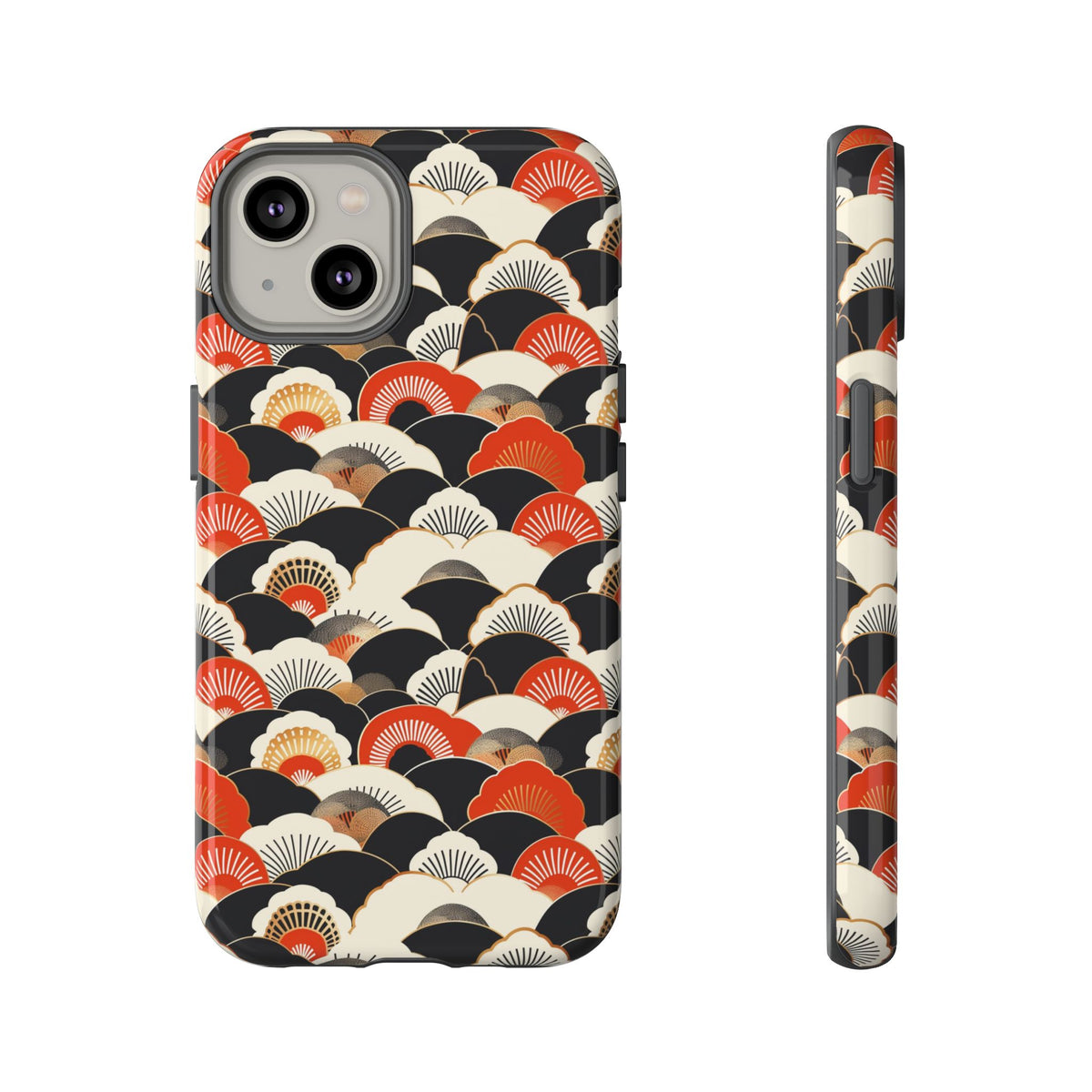 Japanese Pattern Phone Case – Elegant & Timeless Design for Your Phone 080