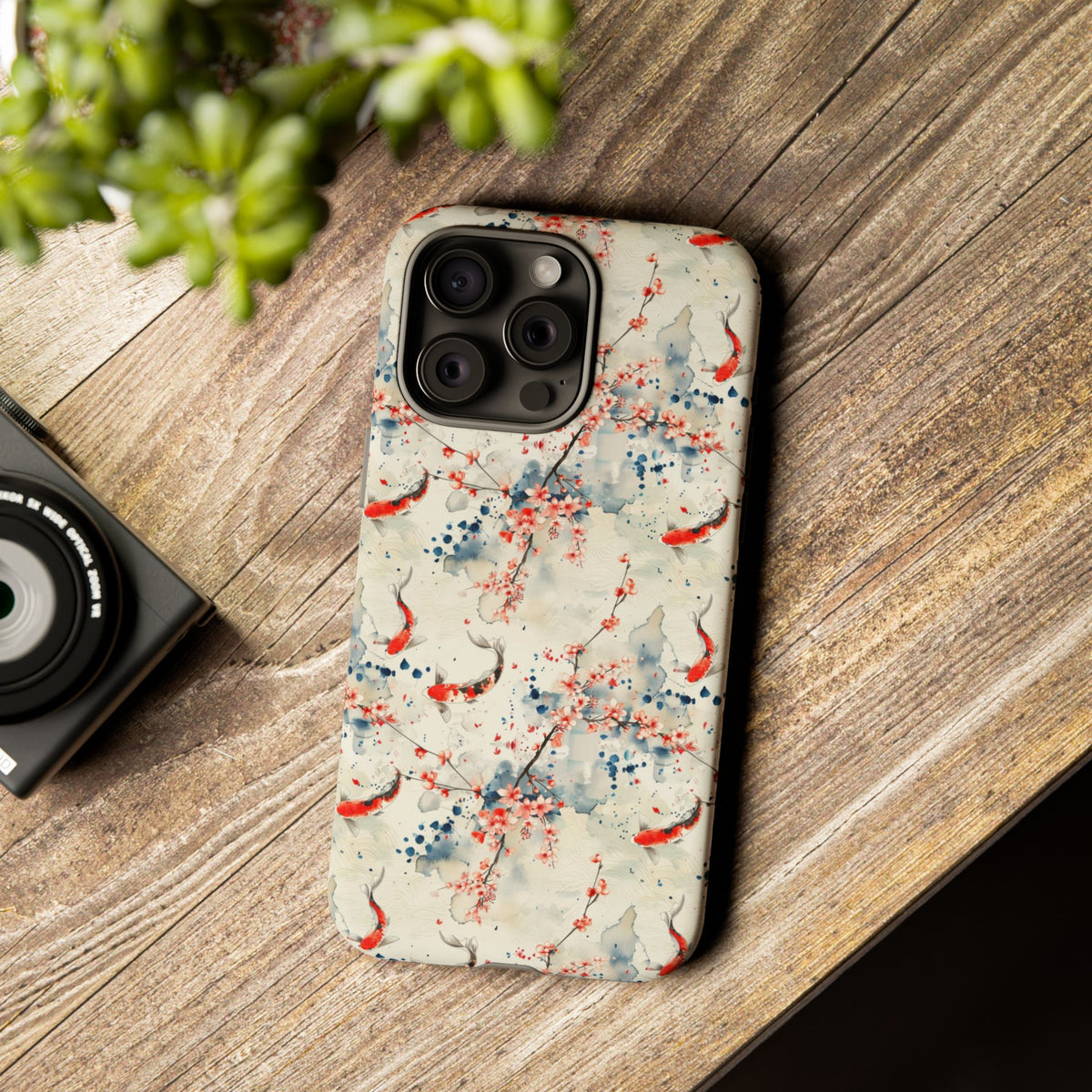 Japanese Pattern Phone Case – Elegant & Timeless Design for Your Phone 073