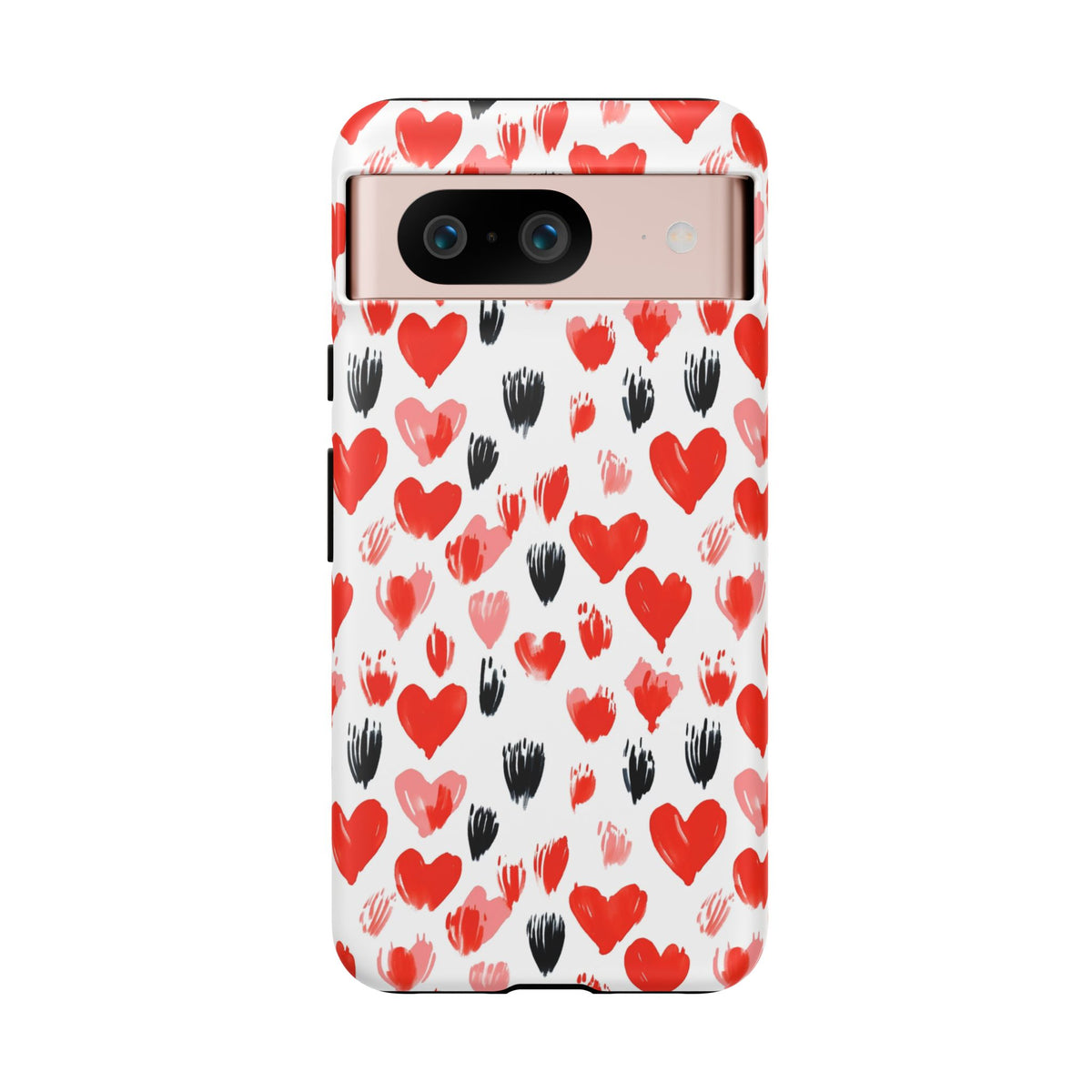 Heart Pattern Phone Case – Stylish & Loving Design for Your Device 366