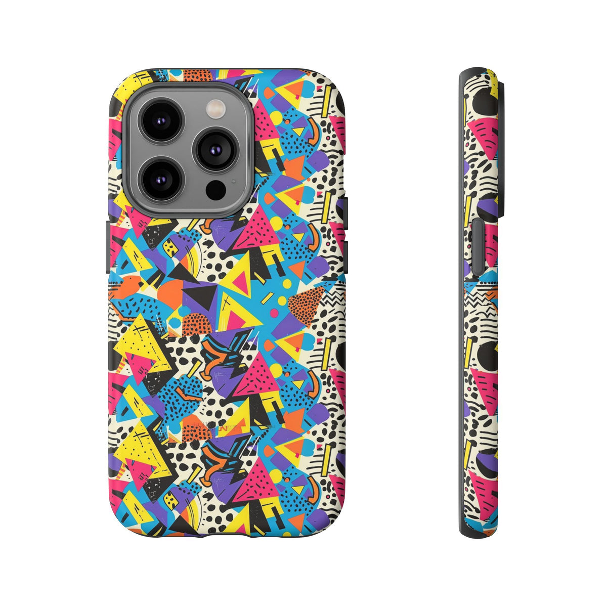 90s Themed Seamless Pattern Phone Case – Embrace Retro Style and Protection 231