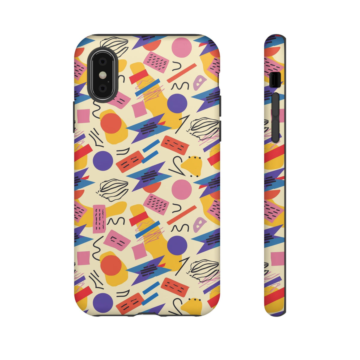 90s Themed Seamless Pattern Phone Case – Embrace Retro Style and Protection 270