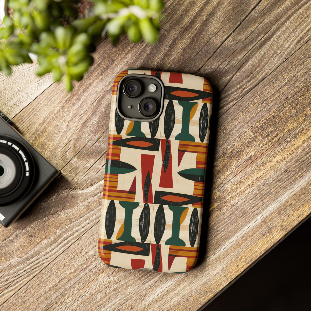 Stylish African Pattern Phone Case – Unique and Vibrant Protection 196