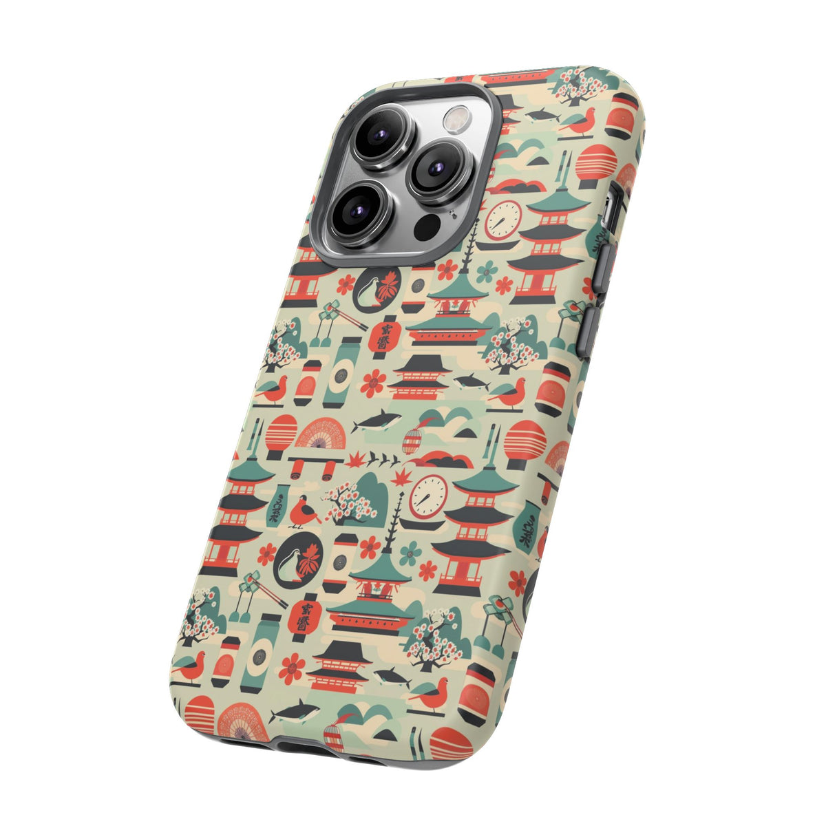 Japanese Pattern Phone Case – Elegant & Timeless Design for Your Phone 105