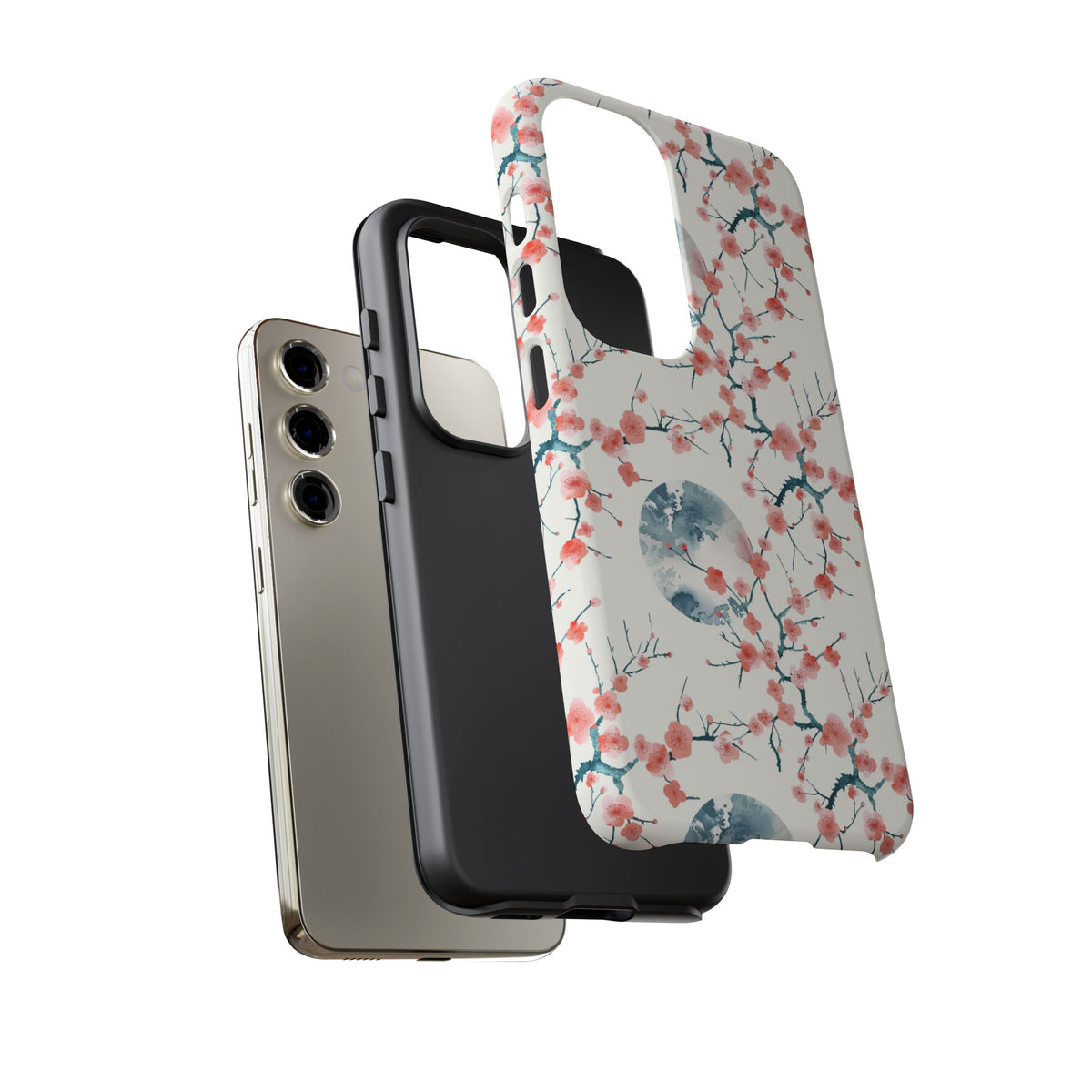 Japanese Pattern Phone Case – Elegant & Timeless Design for Your Phone 081