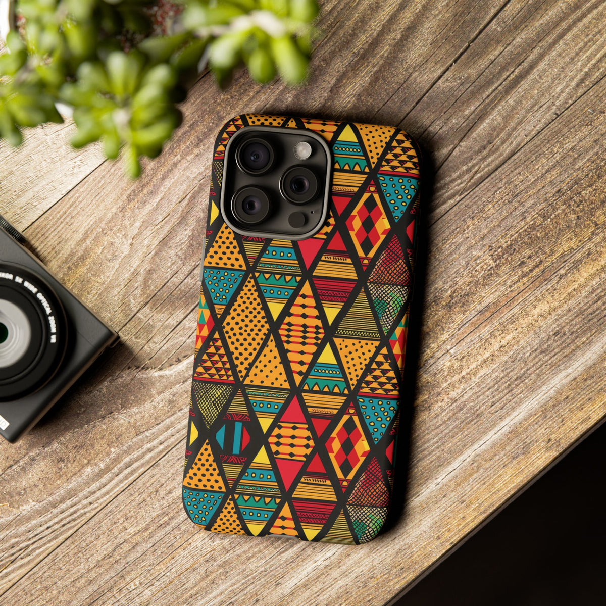 Stylish African Pattern Phone Case – Unique and Vibrant Protection 178