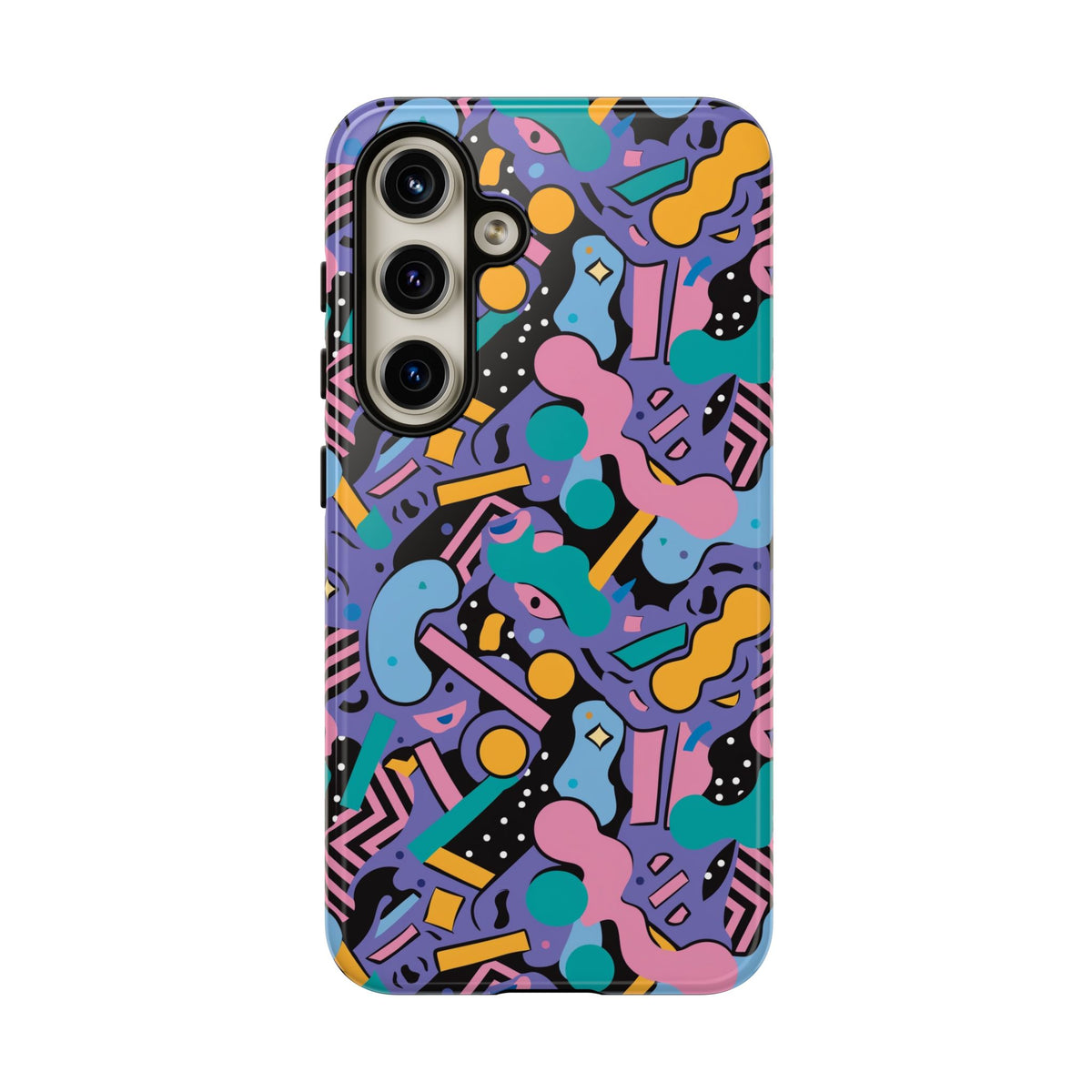 90s Themed Seamless Pattern Phone Case – Embrace Retro Style and Protection 234